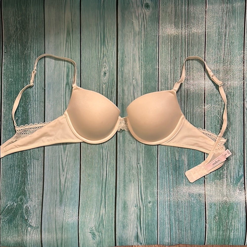Auden Ivory Lace Accent Bra